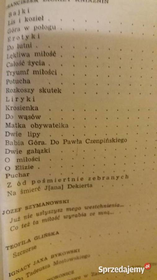 Libera Poezja polska unikaty Warszawa