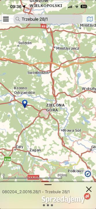 Działka w otulinie lasu Trzebule