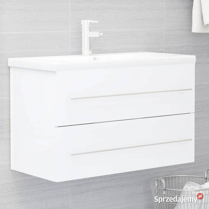 vidaXL Szafka pod umywalkę biała 80x385x48 Warszawa