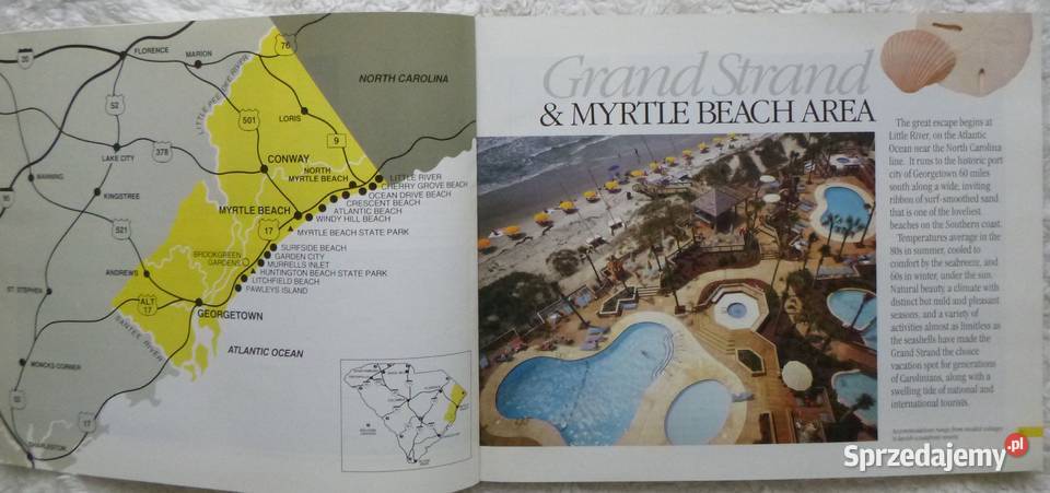 South Carolina foto przewodnik angielsku Rok wydania 1993 Warszawa