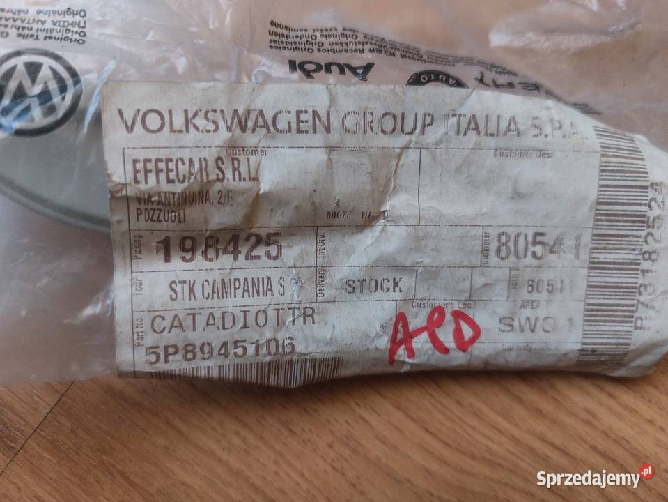 Odbłyśnik Odblask zderzaka tylnego OE Seat Altea prawe Gliwice