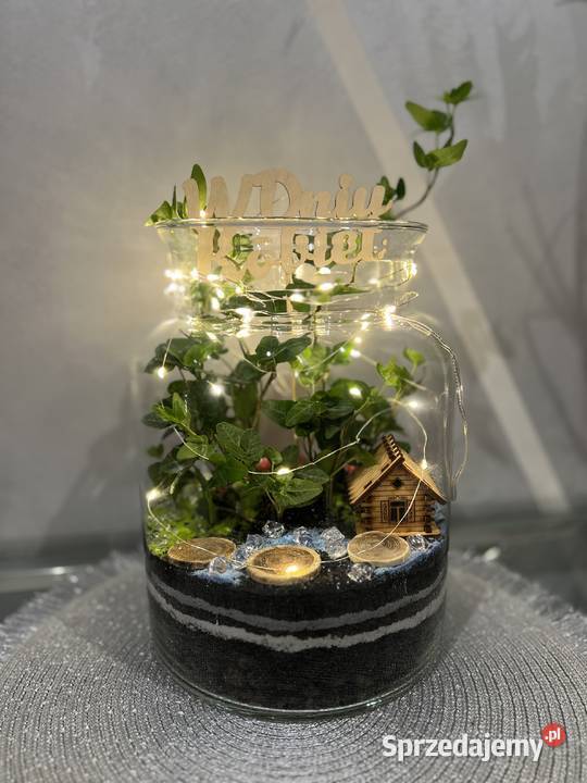 Las w szkle GOTOWA KOMPOZYCJA PREZENT Z Oborniki Śląskie