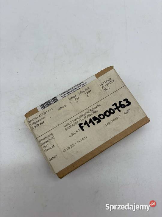 Siemens 6ES7 1344FB520AB0 AI Module Warszawa
