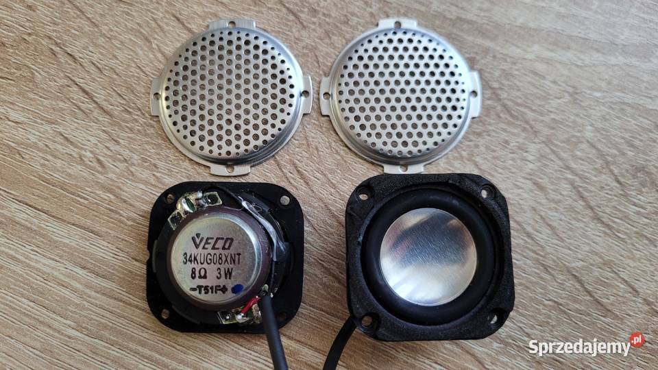 Głośniki VECO 3W 8Ohm 1 13 34 34mm 26mm Łódź
