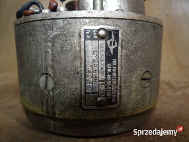 prądnica MZ ES TS ETS 6v 60w niesprawdzana org Żary sprzedam