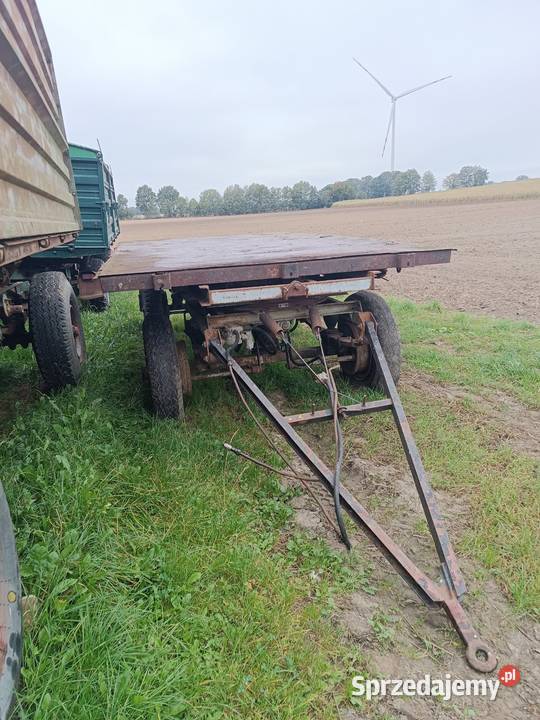 Przyczepa rolnicza Hw60 wywrotka nieuszkodzony Przyczepy rolnicze Piła