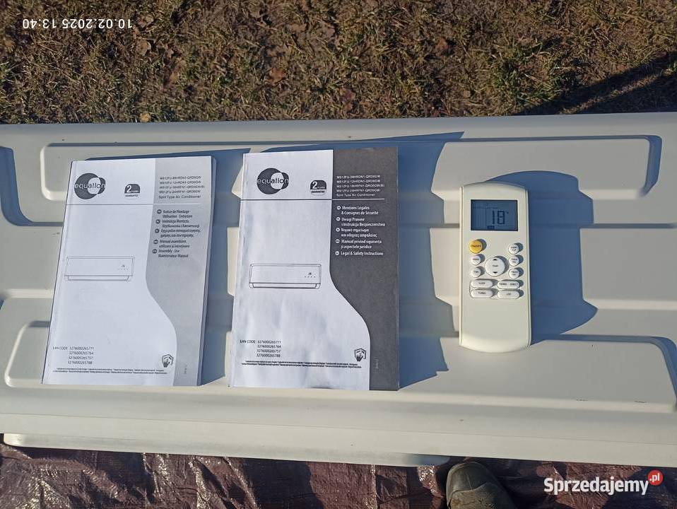 KlimatyzacjaPompa ciepła mono Split Equation 5kw Gdańsk