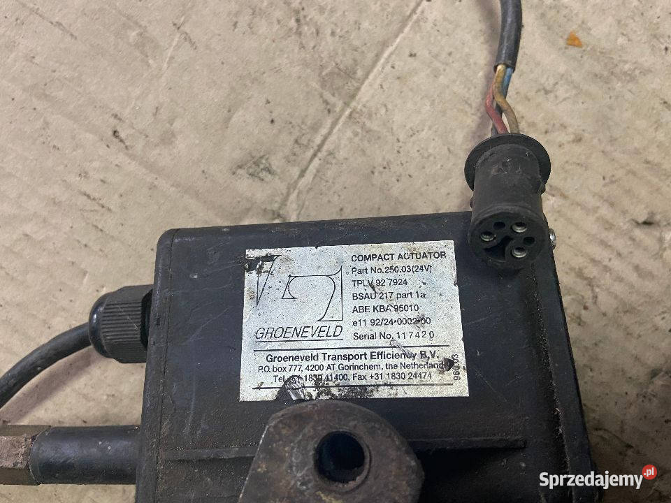 Ogranicznik Compact Actuator Groeneveld 25003 lubuskie Maszewo