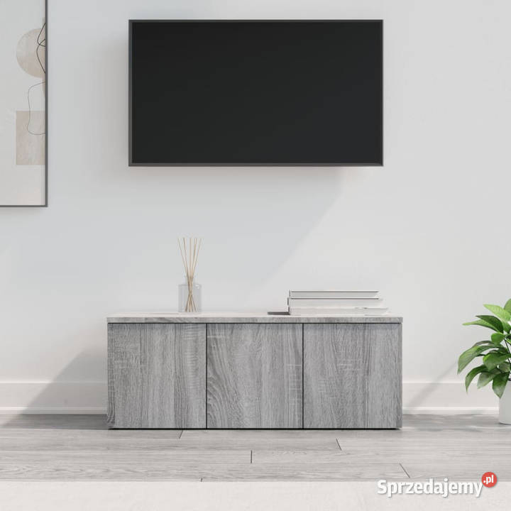 Szafka pod telewizor szary dąb sonoma 80x34x30 RTV Warszawa sprzedam