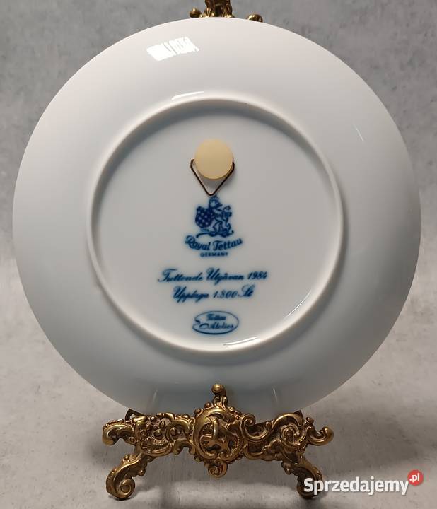 Royal TETTAU 1794 Talerz Kolekcjonerski Julen Porcelana i szkło Dobrzany