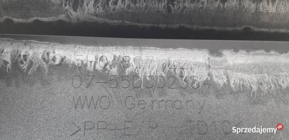 VW GOLF VIII 8 ZDERZAK PRZEDNI PRZÓD 5H0807221 Bieleń