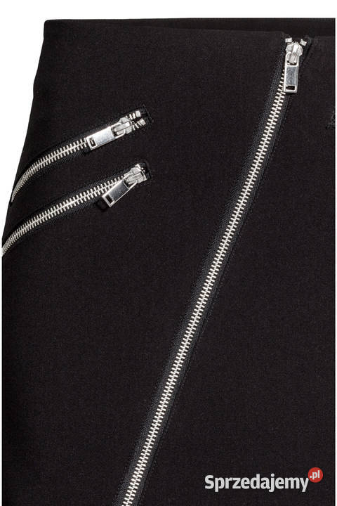 czarna spódniczka spódnica HM xxs 32 zip zamek kujawsko-pomorskie Toruń