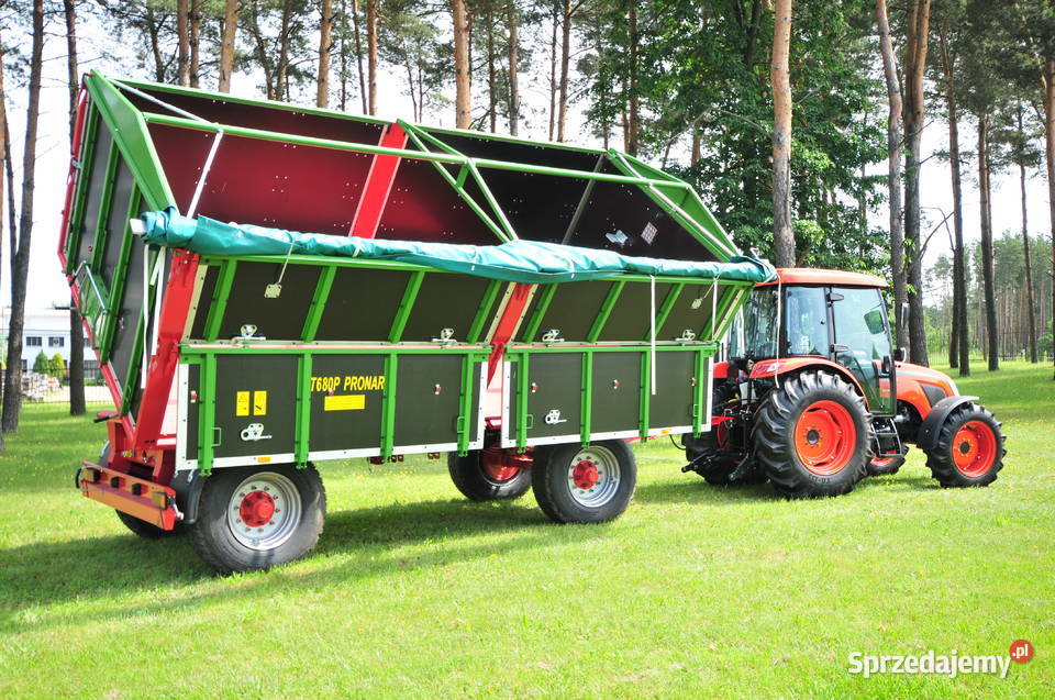 Przyczepa rolnicza dwuosiowa przyczepy Pronar Rogóźno