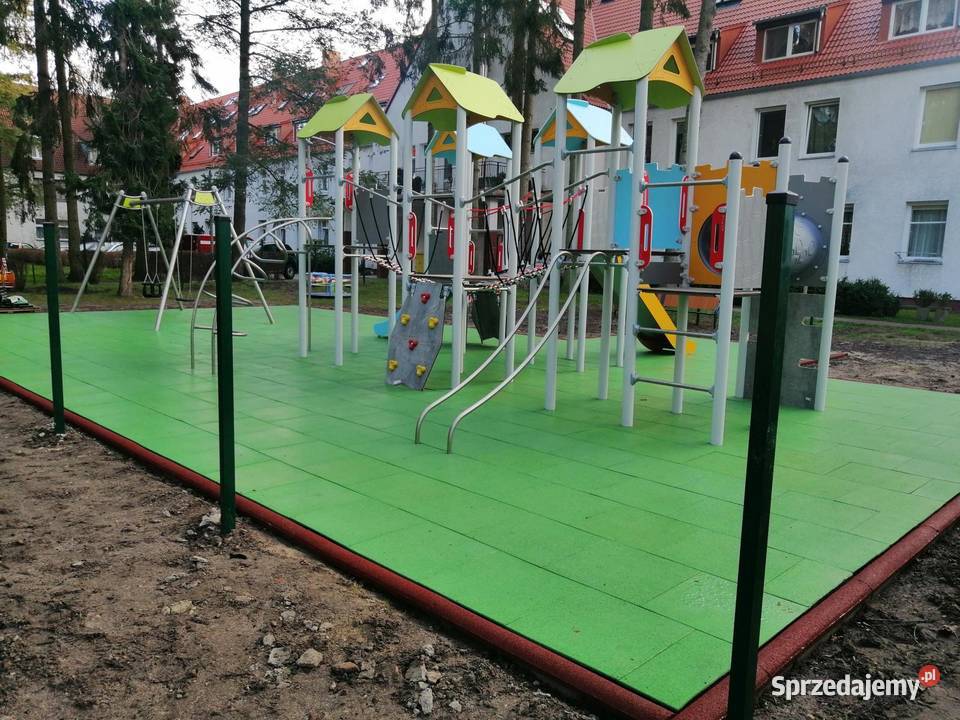 Nawierzchnia gumowa place zabaw siłownia ogród mazowieckie