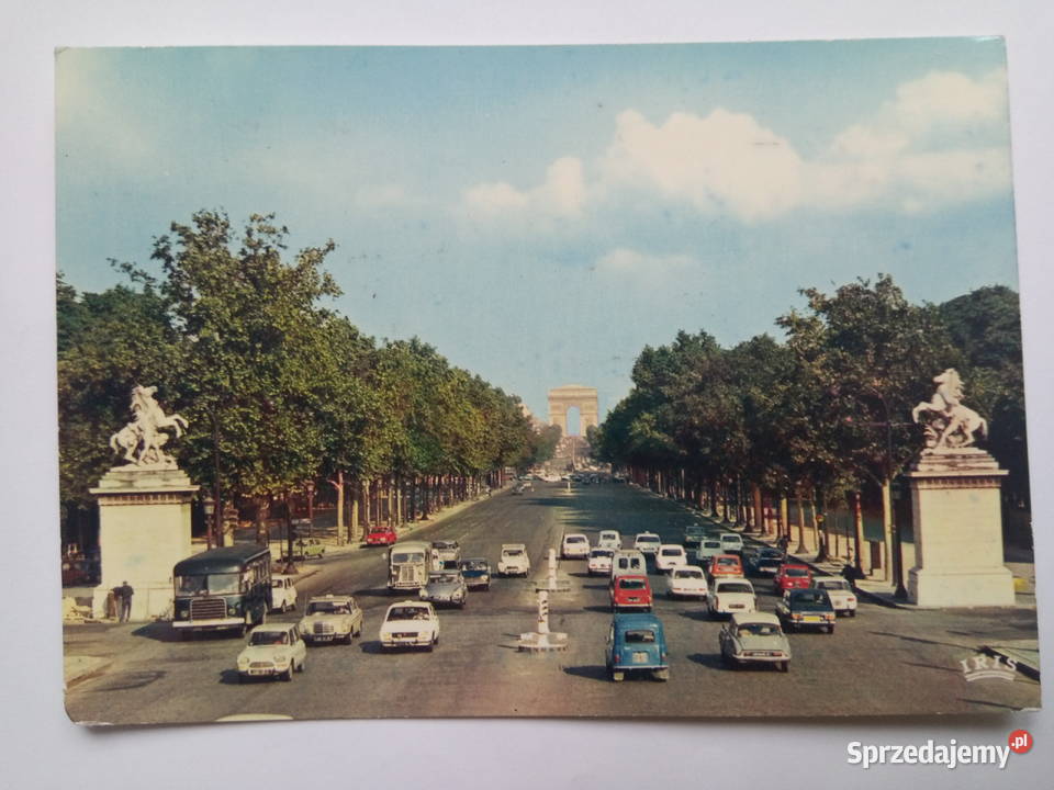 Pocztówka Paryż lata 70te Dąbrowa Górnicza sprzedam