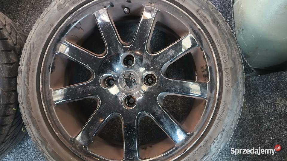 Peugeot 207 Oryginalne aluminiowe felgi 16 Średnica 16" Wrocław