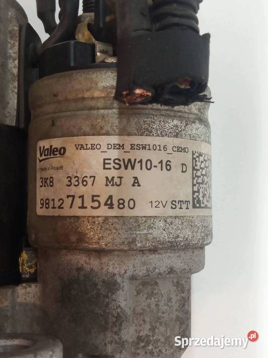ROZRUSZNIK 9812715480 12 TURBO THP PURETECH Opel świętokrzyskie
