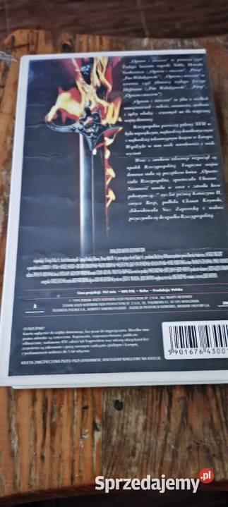 Ogniem i Mieczem Oryginalna kaseta video VHS śląskie Gliwice
