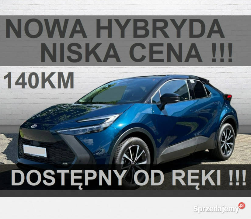 Toyota C-HR Nowa 140KM Hybryda Już jest dostępna od ręki ! Wersja Style 16…