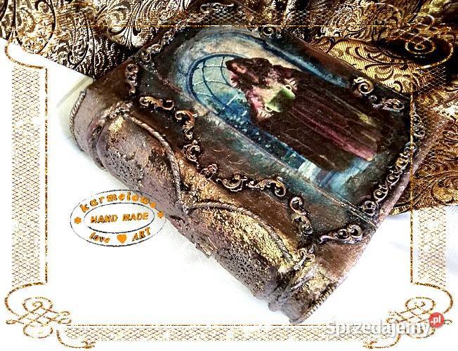 Szkatułka rękodzieło decoupage mixmedia Warszawa