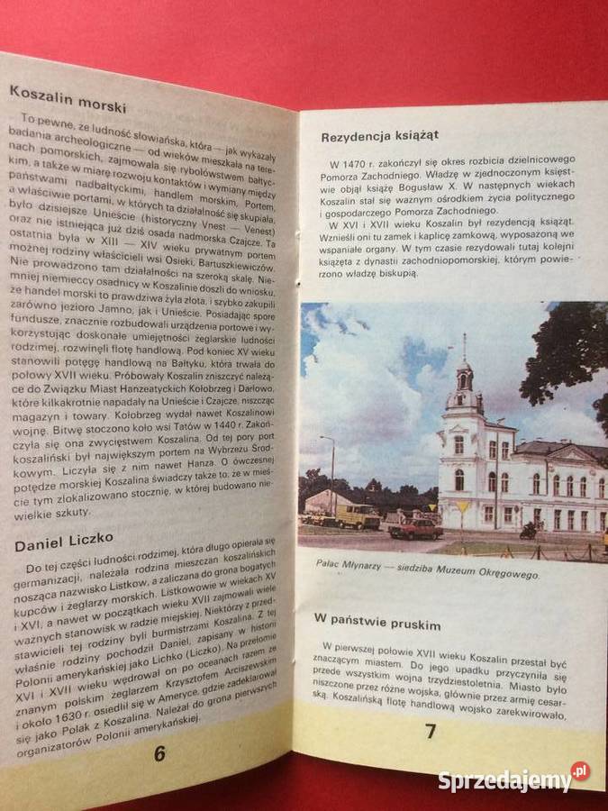 774 Koszalin Plan Miasta Antykwariat Szczecin