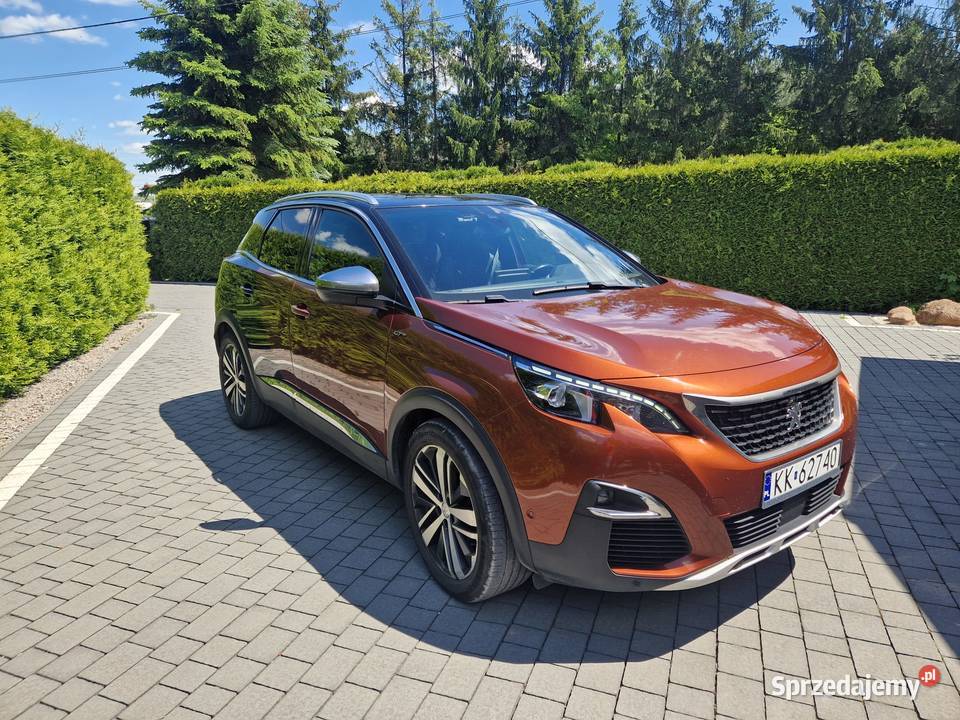Piękny krajowy 100 bezwypadkowy Peugeot 3008 GT gniazdo USB małopolskie Miechów