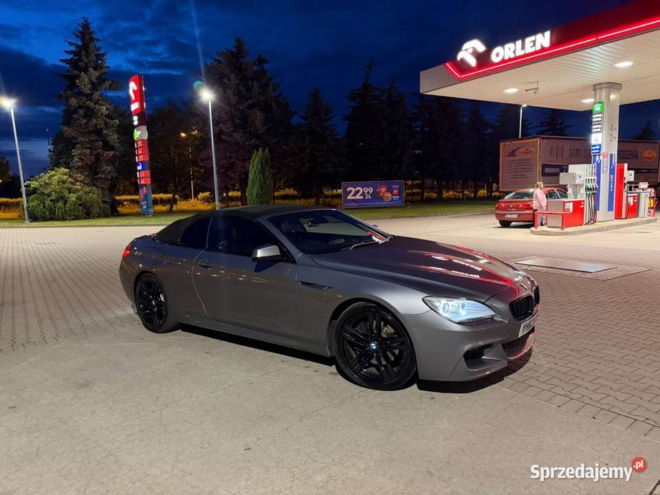 BMW Seria 6 640d F12 Cabrio Anglik RHD 313 260 260000km Radom