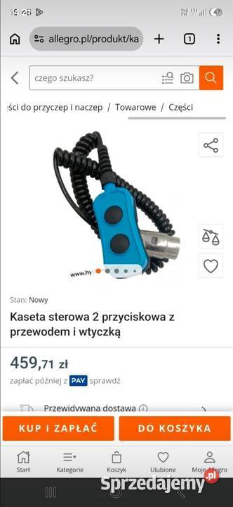 Pilot do windy kaseta sterowa 2 przyciskowa z mazowieckie Siedlce