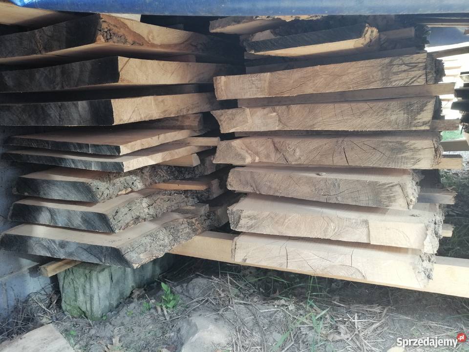 Dąb jesion blat deski bale foszty live edge Przysucha