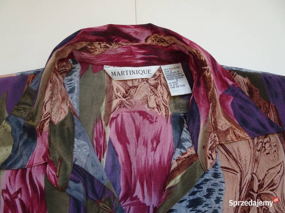 Martinique wzorzysta elegancka koszula 38 40 Nowy Sącz