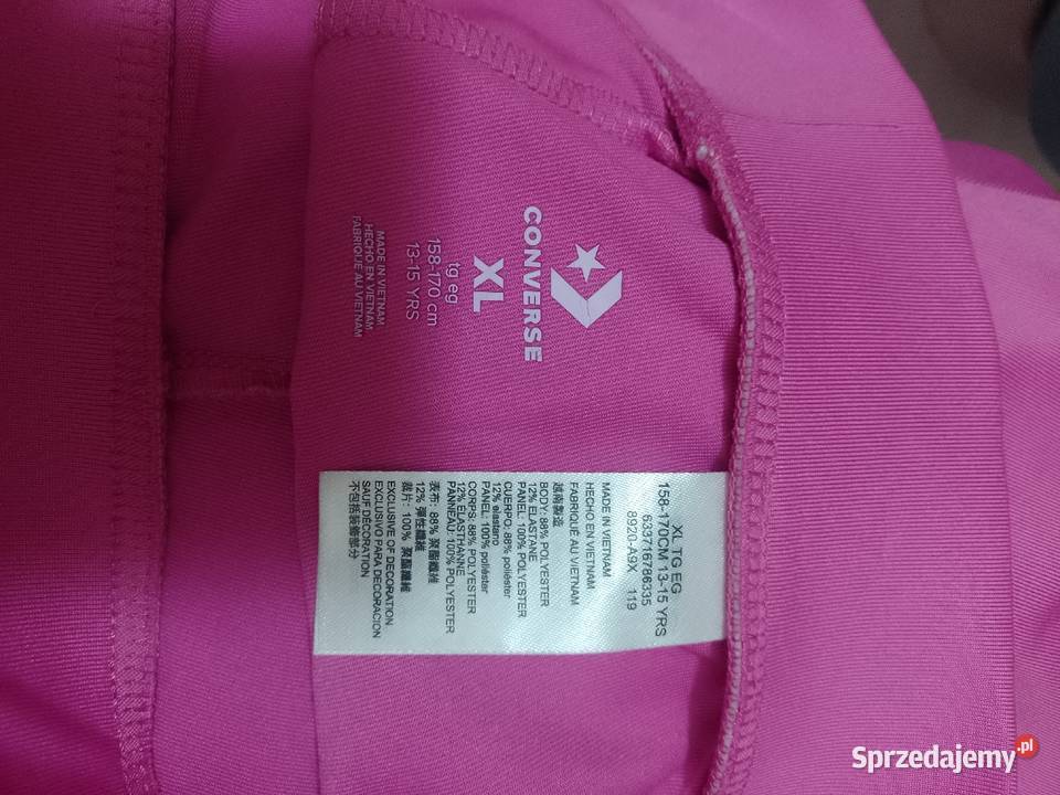 XL Converse Różowe bogato zdobione legginsy Kraków sprzedam