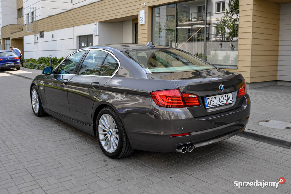 BMW Seria 5 F10 30d 245 Automat Skóry diesel Wrocław sprzedam