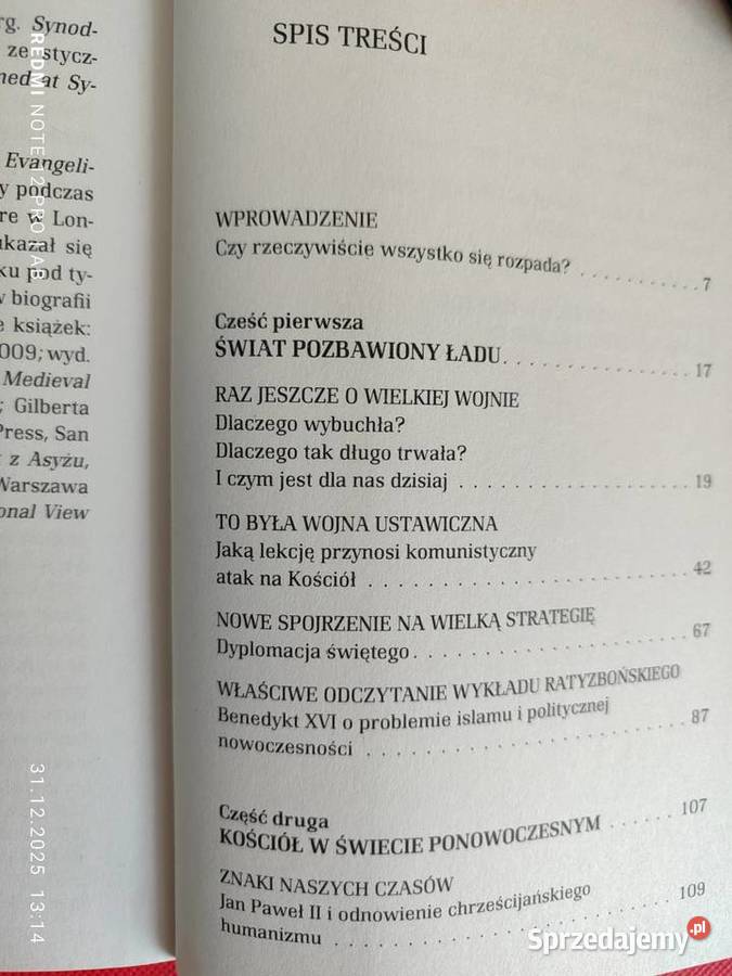 George Weigel Kruchy porządek znaleźć oparcie i Katowice