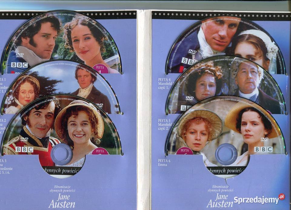 Ekranizacja słynnych powieści Jane Austen 9 Płyt zachodniopomorskie Szczecin