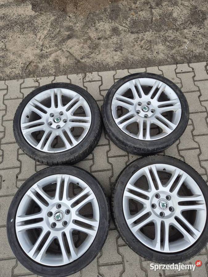 Oryginalne Felgi Skoda Superb II 18x75j 5x112 Sobienie-Jeziory sprzedam
