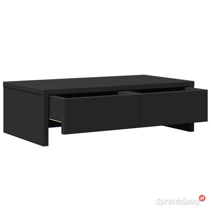 Podstawka pod monitor z szufladami czarna mazowieckie