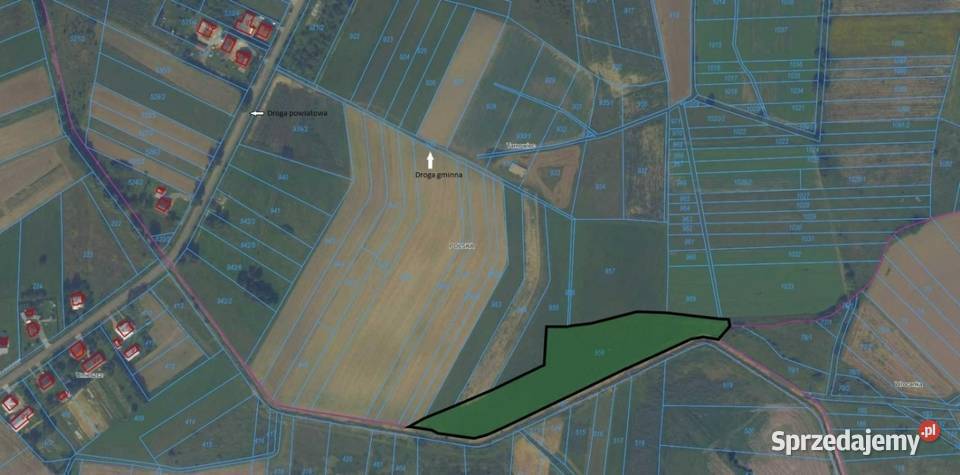 Dzialka rolna 640 ar podkarpackie Jasło sprzedam