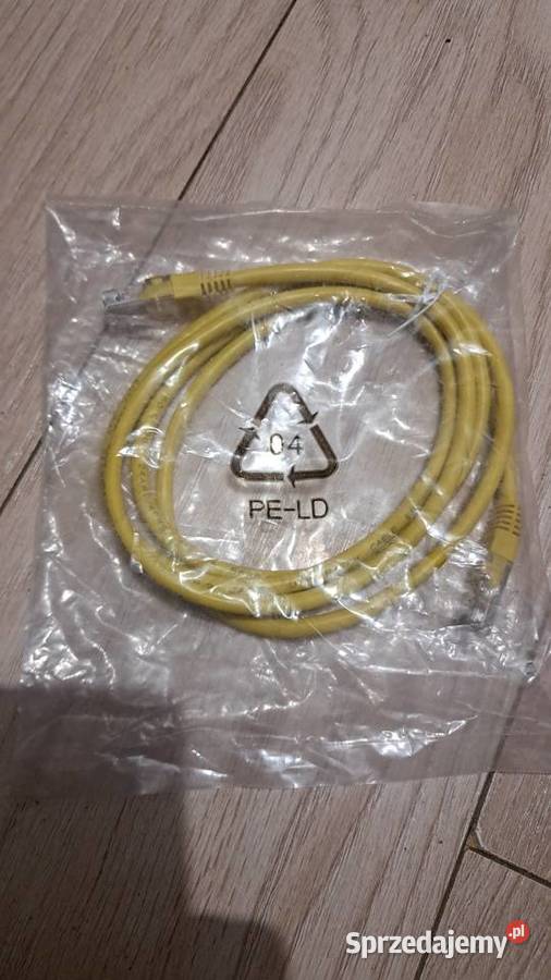 Kabel Ethernet LAN RJ45 czarny 15 m Nowy mazowieckie