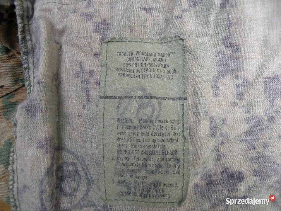Mundur MCCUU woodland marpat USMC small long dolnośląskie Wrocław