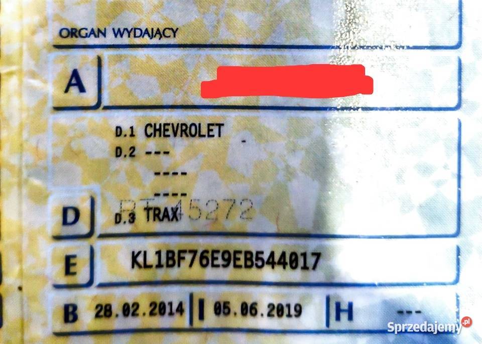 Opel Mokka Chevrolet Trax 16 b LPG 2014r mazowieckie Pionki