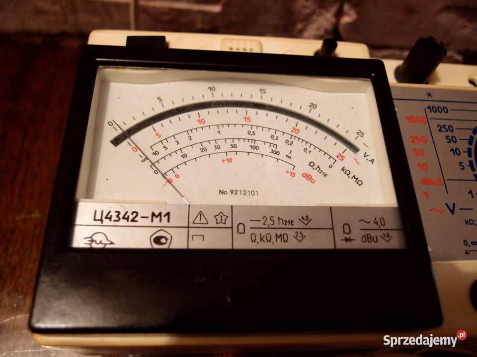 starocia z PRLu Analogowy Miernik produkcji CCCP Łódź
