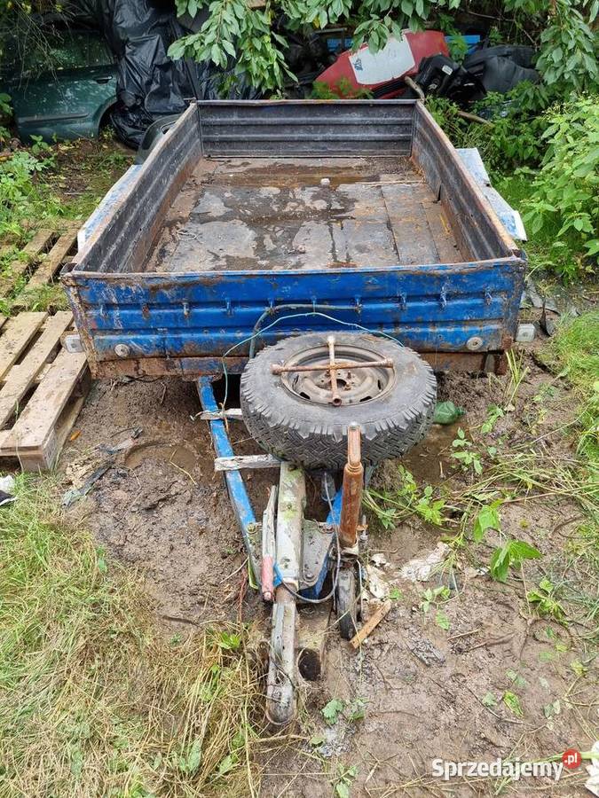 Przyczepa Przyczepka Mocna 2 Osie Burty Stalowe 2 Skawina