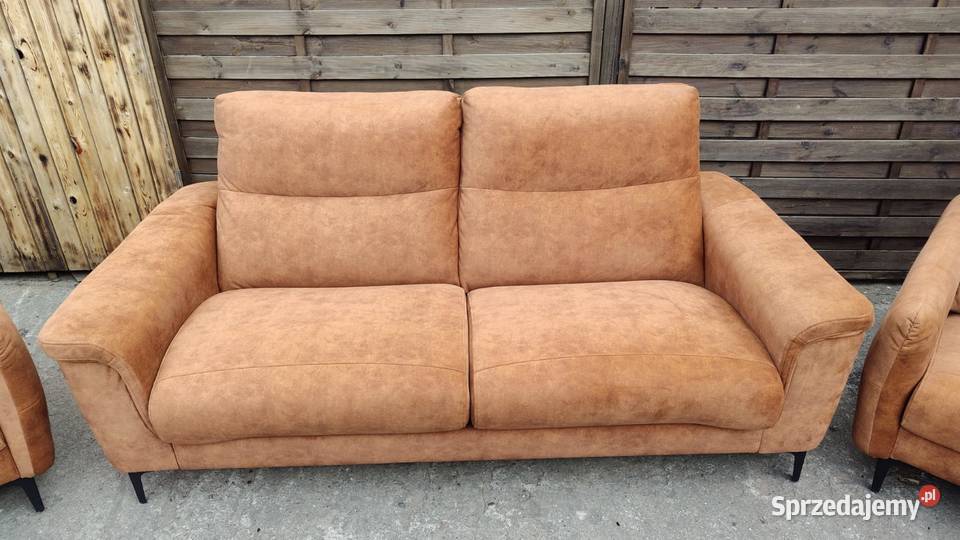 Komplet kanapa sofa 2 fotele funkcja spania Warszawa