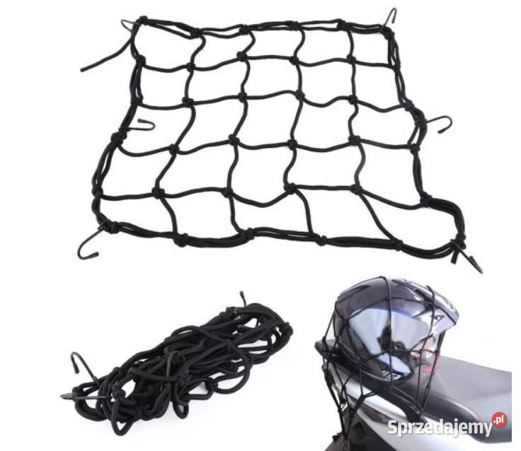 SIATKA BAGAŻOWA 40 NA MOTOCYKL SKUTER CZARNA Sosnowiec