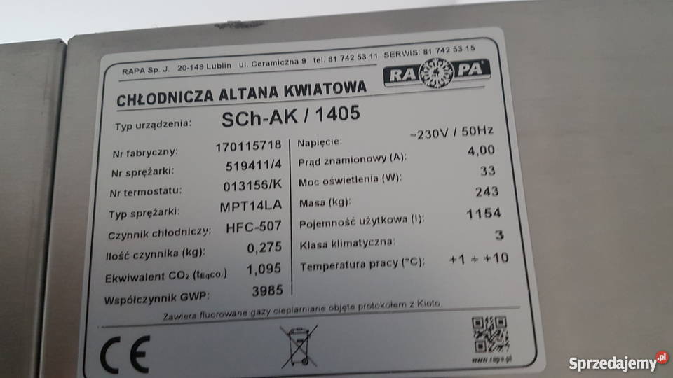 Chłodnicza altana kwiatowa Szczecin