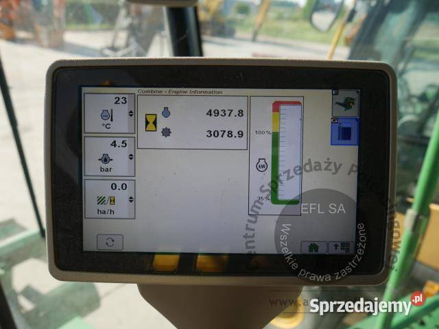 EFL Finance Kombajn zbożowy John Deere W550 John Deere Magnice