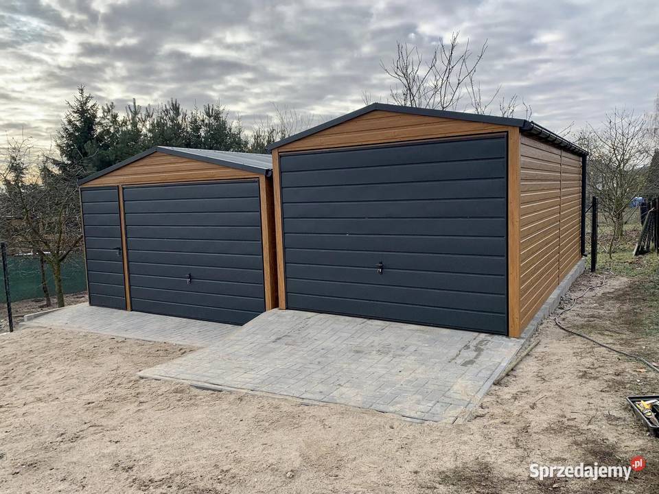 Garaże blaszane PREMIUM każdy wymiar garaży Włocławek reklama