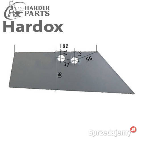 Lemiesz przedpłużka HARDOX 969092P części do Suwałki