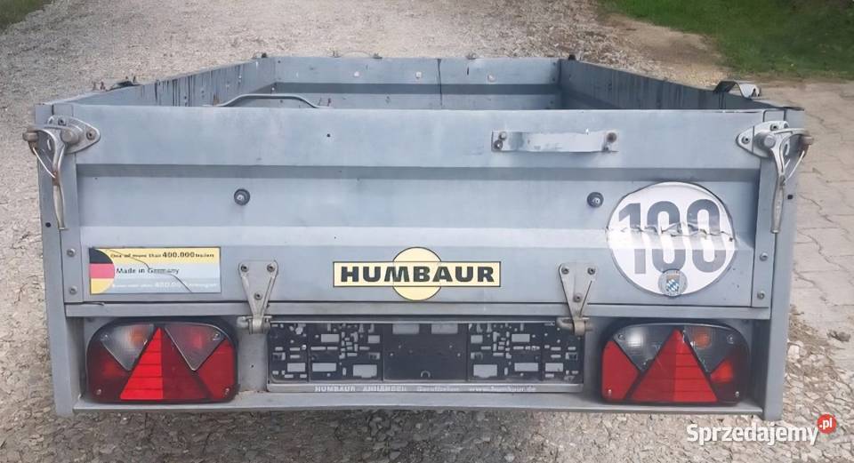 Przyczepa lekka 750 humbaur Michniów