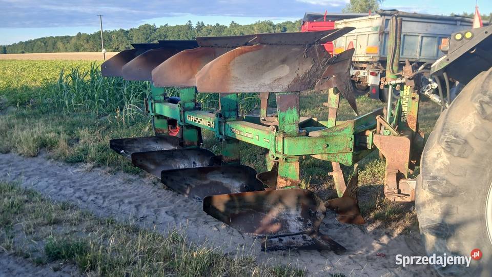 Pług obrotowy Gassner 4 skiby lemken kuhn rabe Wieluń